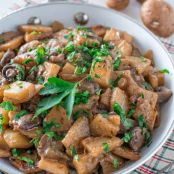 Mushrooms and Potatoes