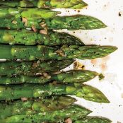 Steamed Asparagus with Shallot Vinaigrette