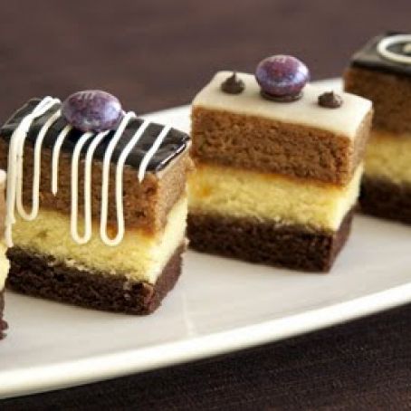 Triple Chocolate Petit Fours