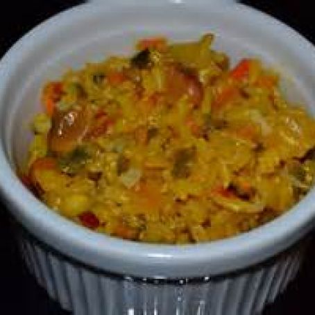 Caribbean-style Zatarain's Rice Copycat