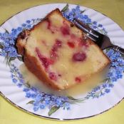 Cranberry Orange Cake With Butter Rum Sauce