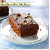 Kahlua Fudge Sheet Cake Recipe
