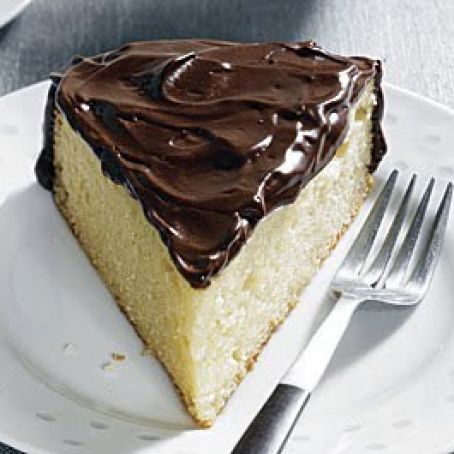 Yogurt Cake with Chocolate Ganache Frosting