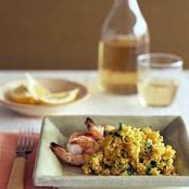 Lemon-Saffron Millet Pilaf