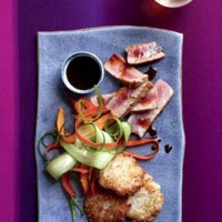 Seared Tuna Steaks with Citrusy Soy Sauce