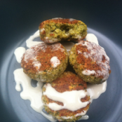 Baked Falafel with Tahini Sauce
