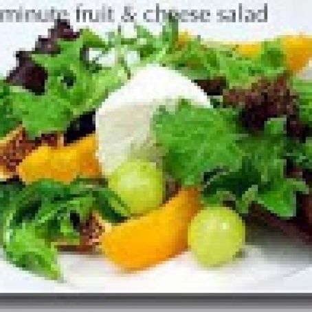 Fruit and cheese salad