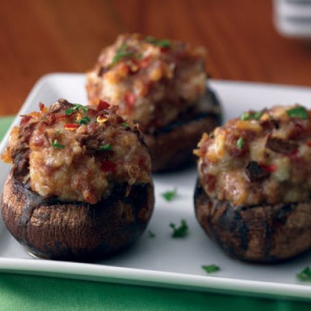 Italian Seafood Portobellos