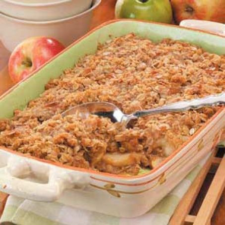 Caramel Apple Crisp