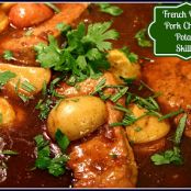 French Onion Pork Chop & Potato Skillet!