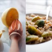 LEMON RISOTTO w/BRUSSELS SPROUTS
