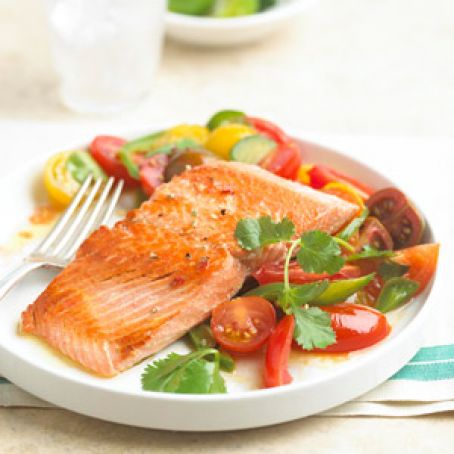 Delicious Skillet-Seared Salmon