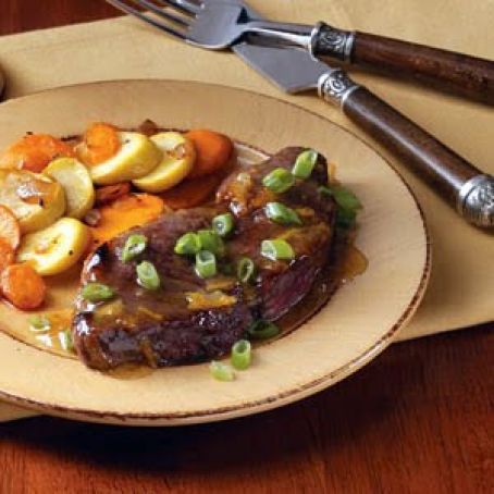 Marmalade-Glazed Steaks