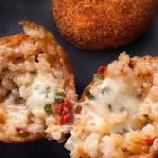 Arancini with Tomato Dipping Sauce