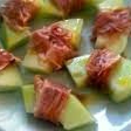 Honeydew Wrapped Prosciutto