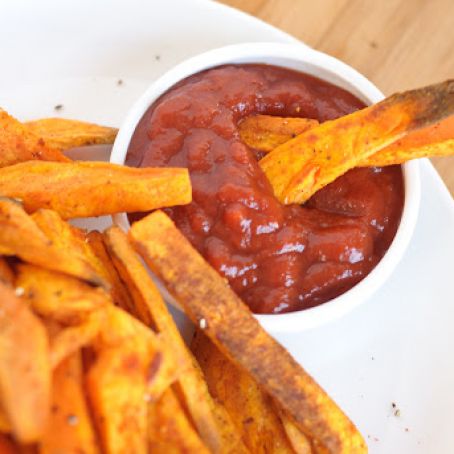 Sweet Potato-Crispy Baked Sweet Potato Fries