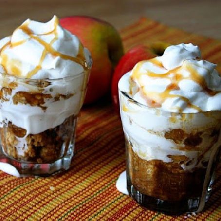 Spiked Apple Crisp Shooters