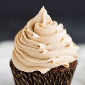 MOCHA CUPCAKES WITH ESPRESSO BUTTERCREAM FROSTING