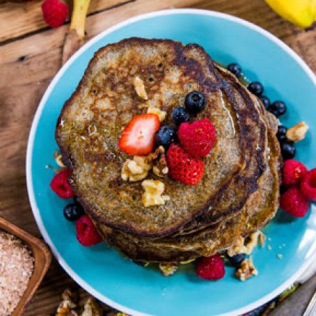 Recipe - Buttermilk Buckwheat Pancakes with Benefiber - Home & Family | Hallmark Channel