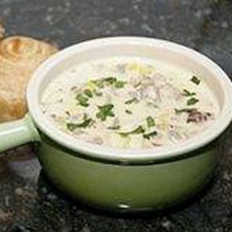 Cheesy Sausage Corn Chowder