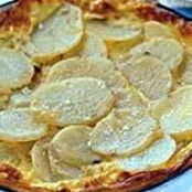 Tortilla with Tomato Toasts (egg-potato pie)