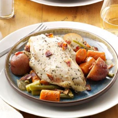 Slow-Cooked Sunday Chicken Recipe for 2