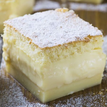 Vanilla Magic Custard Cake