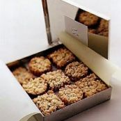 Raspberry Almond Crumb Cookies