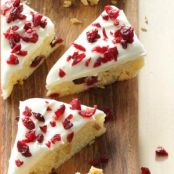 Cranberry Bars with Cream Cheese Frosting
