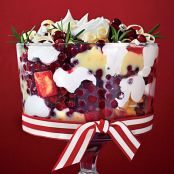 Cranberry Dreamsicle Trifle