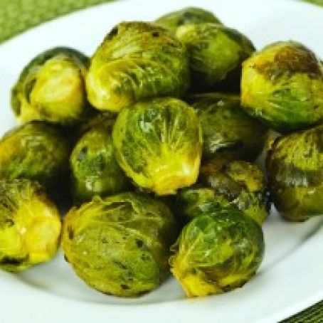 Roasted Brussels Sprouts in Balsamic Glaze