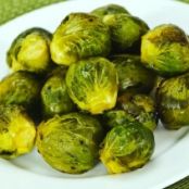 Roasted Brussels Sprouts in Balsamic Glaze