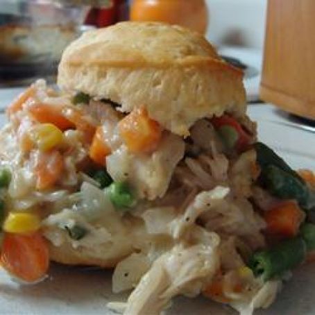 Chicken Biscuit Pie