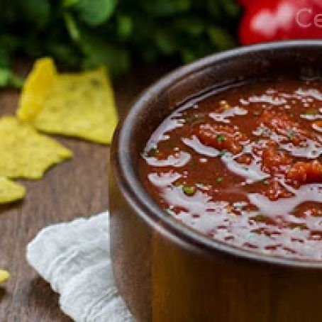 Classic Salsa with Roasted Corn