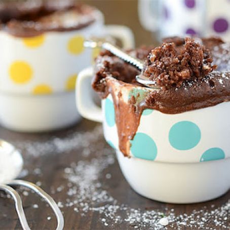 Chocolate Peanut Butter Mug Cake