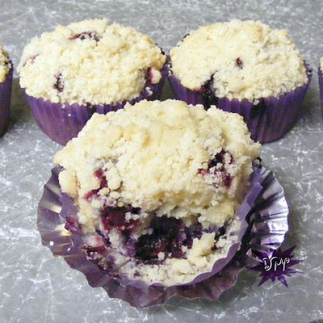 Blueberry Crumb Muffins