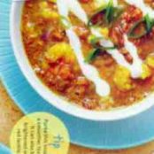 Cumin Spiced Lentil & Cauliflower Soup