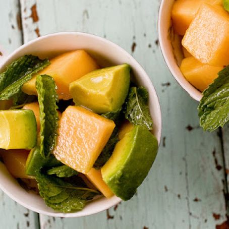 Melon Salad With Mint & Lime