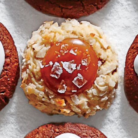 Coconut Thumbprints with Dulce de Leche