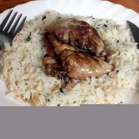 MOLLEJAS CON SALSA AGRIDULCE Y ARROZ