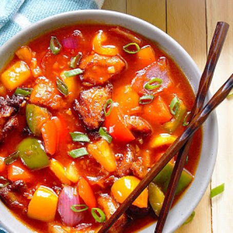 Sweet and sour chicken-TRY THIS