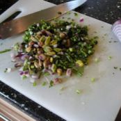 Pasta with Chopping-Board Pistachio Pesto