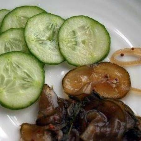 Cucumber or courgette and dill pickle