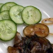 Cucumber or courgette and dill pickle