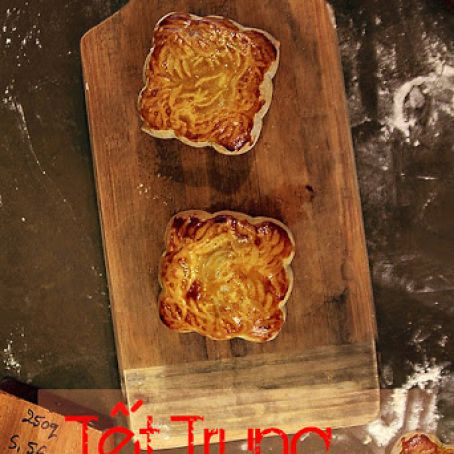 Banh Trung Thu with Roasted Sweet Potato