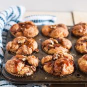 Caramel Apple Pecan Pull Apart Muffins