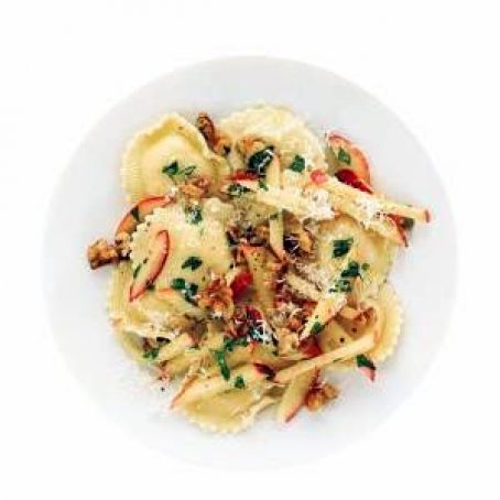 Ravioli With Apples and Walnuts