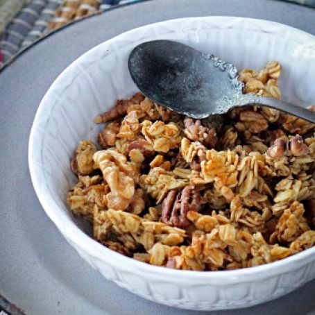 Peach Cobbler Granola