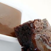 Brownies with Salted Caramel Sauce
