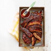 St. Louis Ribs with Tequila BBQ Sauce